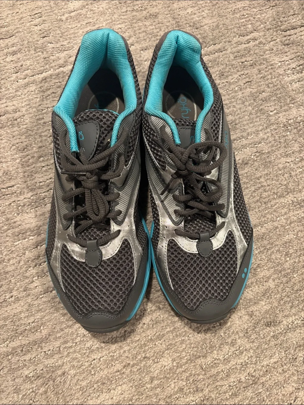 Ryka Gray and Teal Women's Running Shoes size 11